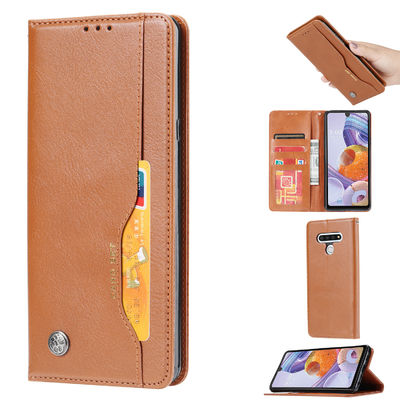 เคสโทรศัพท์มือถือ LG กันกระแทก Tpu Leather Exquisite OEM Customized