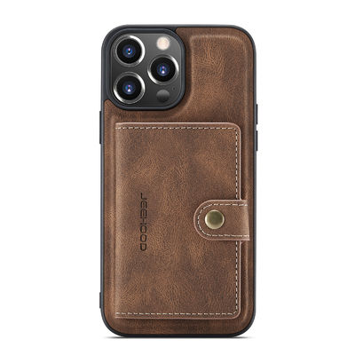 ซองหนัง Iphone หรูหราแบบไม่มีรอยต่อเคสโทรศัพท์กันน้ำ ODM กันกระแทก