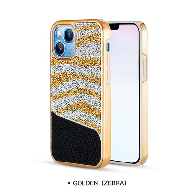 เคสโทรศัพท์แวววาวสำหรับ iPhone 11 ไร้รอยต่อวัสดุหนัง PU ที่ไม่เป็นอันตราย