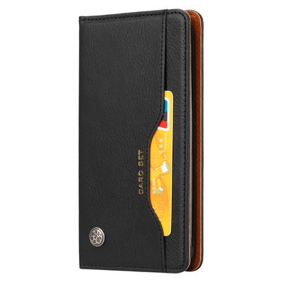 เคสโทรศัพท์ Google Pixel แบบหนัง OEM / ODM เคสโทรศัพท์ Wallet ส่วนบุคคล