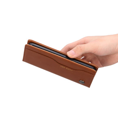 เคสโทรศัพท์ Google Pixel แบบหนัง OEM / ODM เคสโทรศัพท์ Wallet ส่วนบุคคล