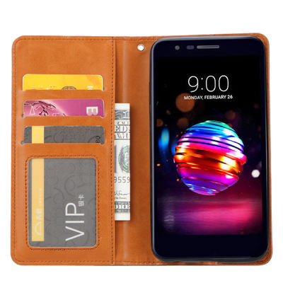 เคสโทรศัพท์ Google Pixel แบบหนัง OEM / ODM เคสโทรศัพท์ Wallet ส่วนบุคคล
