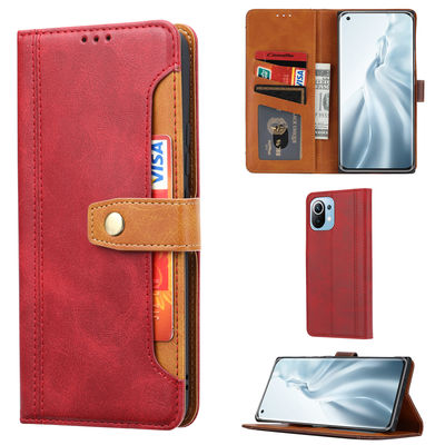 เคสโทรศัพท์กันกระแทกแบบหนัง Xiaomi ป้องกันสิ่งสกปรก ไม่เป็นอันตราย