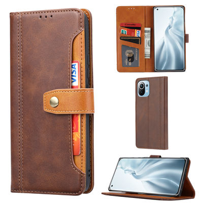 เคสโทรศัพท์กันกระแทกแบบหนัง Xiaomi ป้องกันสิ่งสกปรก ไม่เป็นอันตราย