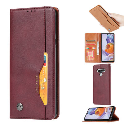 เคสโทรศัพท์มือถือ LG กันกระแทก Tpu Leather Exquisite OEM Customized