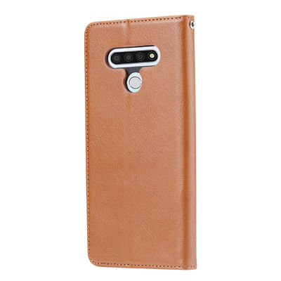 เคสโทรศัพท์มือถือ LG กันกระแทก Tpu Leather Exquisite OEM Customized