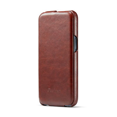 เคสโทรศัพท์หนังแท้หรูหราสวยงาม OEM Iphone 14 เคสแม่เหล็ก