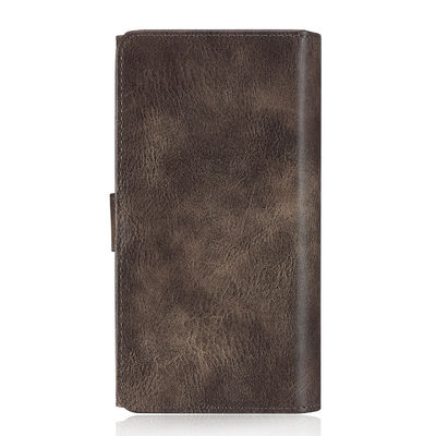 ซองใส่โทรศัพท์หนัง PU กันกระแทก ป้องกันสิ่งสกปรก Flip Card Holder Wallet