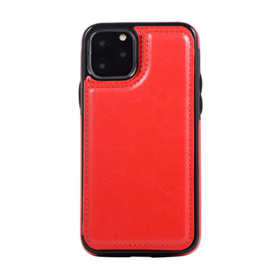 กระเป๋าใส่โทรศัพท์มือถือหนัง PU กันกระแทกเคส IPhone 11 ที่ไม่เป็นอันตราย