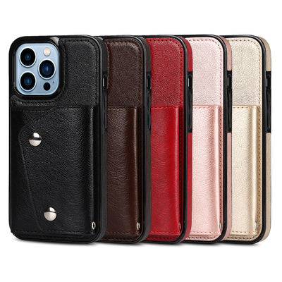 OEM กระเป๋าใส่โทรศัพท์ Pu เคสโทรศัพท์มือถือแบบแม่เหล็กกันน้ำ