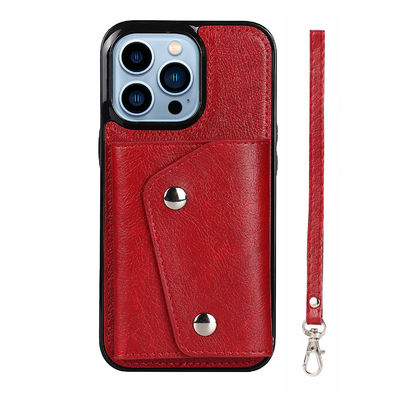OEM กระเป๋าใส่โทรศัพท์ Pu เคสโทรศัพท์มือถือแบบแม่เหล็กกันน้ำ