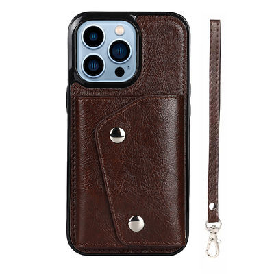 OEM กระเป๋าใส่โทรศัพท์ Pu เคสโทรศัพท์มือถือแบบแม่เหล็กกันน้ำ