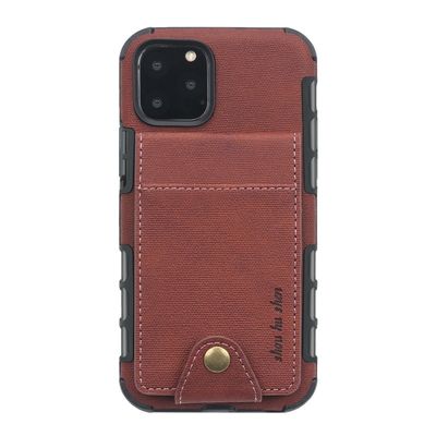 OEM เคสโทรศัพท์เข็มกลัดแม่เหล็ก ป้องกันรอยขีดข่วน เคสโทรศัพท์บัตรเครดิต Iphone 12 Pro