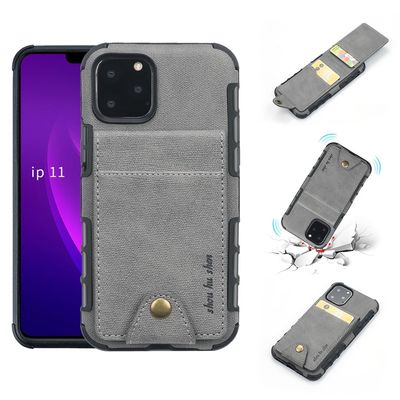 OEM เคสโทรศัพท์เข็มกลัดแม่เหล็ก ป้องกันรอยขีดข่วน เคสโทรศัพท์บัตรเครดิต Iphone 12 Pro