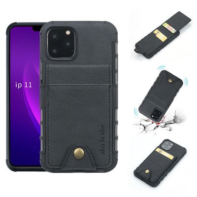 OEM เคสโทรศัพท์เข็มกลัดแม่เหล็ก ป้องกันรอยขีดข่วน เคสโทรศัพท์บัตรเครดิต Iphone 12 Pro