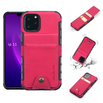OEM เคสโทรศัพท์เข็มกลัดแม่เหล็ก ป้องกันรอยขีดข่วน เคสโทรศัพท์บัตรเครดิต Iphone 12 Pro