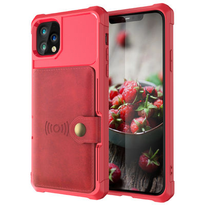 OEM โทรศัพท์ซองหนังกระเป๋าสตางค์กันกระแทกผู้ถือบัตร Magsafin สำหรับ Iphone 14
