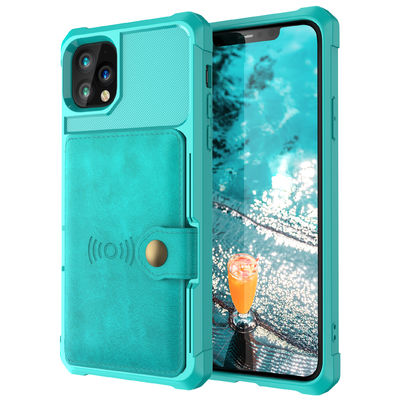OEM โทรศัพท์ซองหนังกระเป๋าสตางค์กันกระแทกผู้ถือบัตร Magsafin สำหรับ Iphone 14