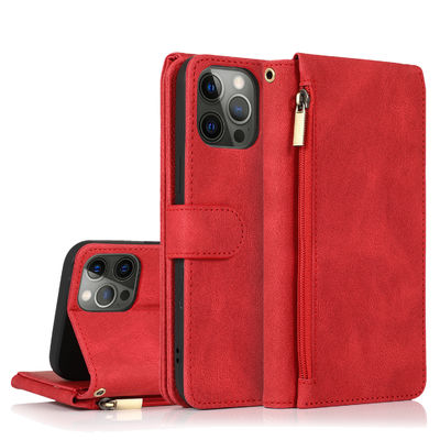 Wallet Phone Case Iphone Leather Case ของแท้ หรูหรา สไตล์โมเดิร์น