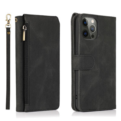 Wallet Phone Case Iphone Leather Case ของแท้ หรูหรา สไตล์โมเดิร์น