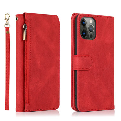 Wallet Phone Case Iphone Leather Case ของแท้ หรูหรา สไตล์โมเดิร์น
