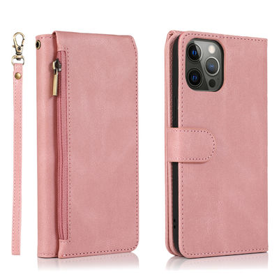 Wallet Phone Case Iphone Leather Case ของแท้ หรูหรา สไตล์โมเดิร์น