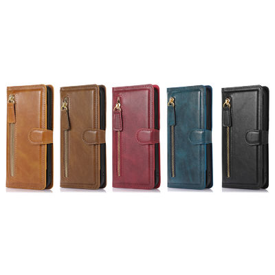 ซองหนังใส่โทรศัพท์หนังแท้หรูหรา Leather Wallet Phone Case Iphone Leather Case