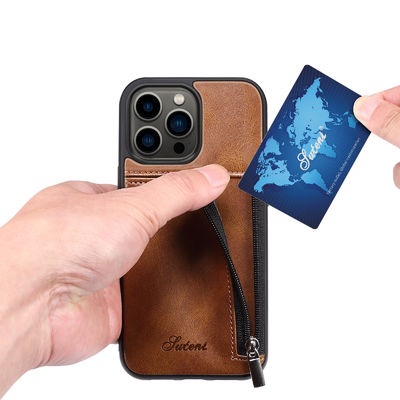 ซองโทรศัพท์หนังแท้ เคส Iphone Wallet หรูหราทันสมัย