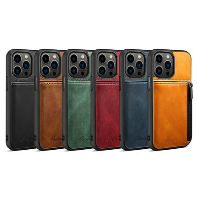 ซองโทรศัพท์หนังแท้ เคส Iphone Wallet หรูหราทันสมัย