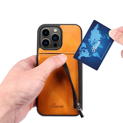 ซองโทรศัพท์หนังแท้ เคส Iphone Wallet หรูหราทันสมัย