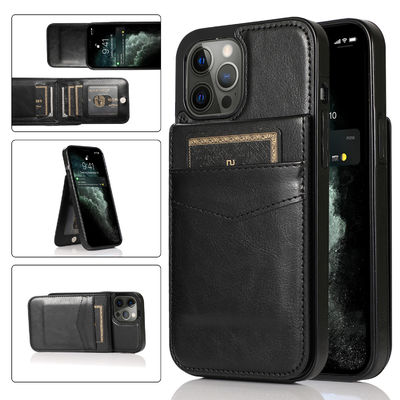 ซองใส่โทรศัพท์ Wallet Iphone Leather Scratch Proof Leather Phone Cases