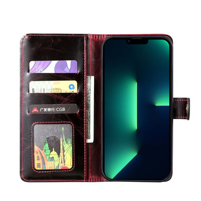 เคสโทรศัพท์ LG ที่สวยงาม กระเป๋าใส่โทรศัพท์มือถือกันฝุ่น Silk Grain Flip