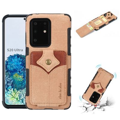 เคสโทรศัพท์หนังมัลติฟังก์ชั่นของแท้ของ Samsung หรูหรา