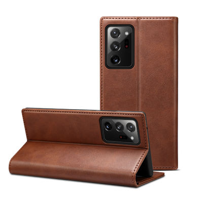 OEM / ODM Samsung เคสโทรศัพท์หนังหรูหราของแท้