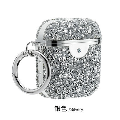 เคสหูฟังกันกระแทก Cover Rhinestone Earbud Storage Case Diamond