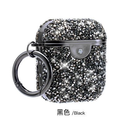เคสหูฟังกันกระแทก Cover Rhinestone Earbud Storage Case Diamond