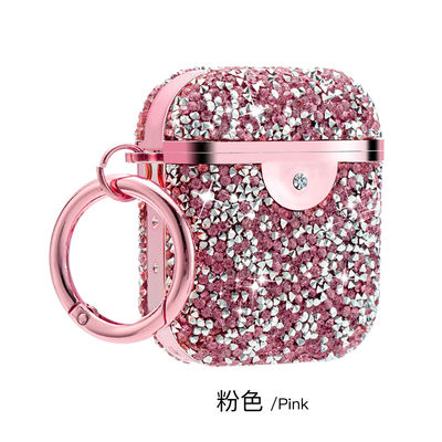 เคสหูฟังกันกระแทก Cover Rhinestone Earbud Storage Case Diamond