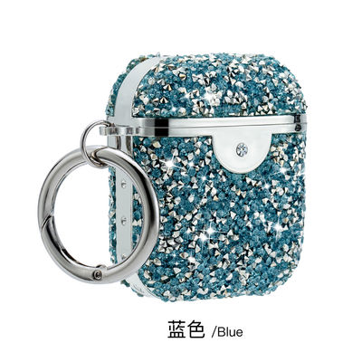 เคสหูฟังกันกระแทก Cover Rhinestone Earbud Storage Case Diamond
