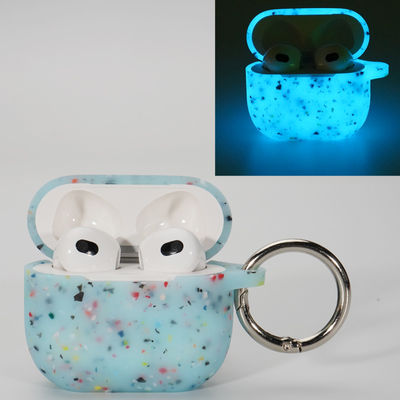 เคสหูฟังที่ไม่เป็นอันตรายเคสซิลิโคนเรืองแสง Airpods Pro