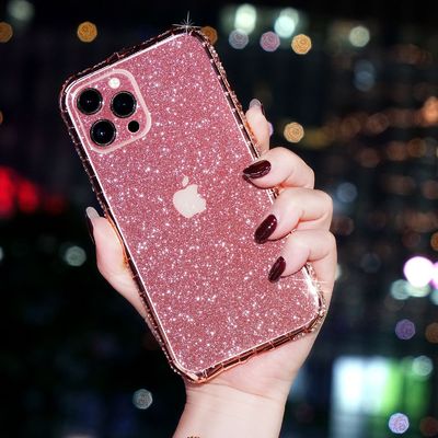หรูหรา Glitter Bling Diamond กระเป๋าโทรศัพท์เปียกโปร่งใส สําหรับ iPhone 14 13 12 Pro Max 11 XS XR 8 Plus