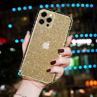 หรูหรา Glitter Bling Diamond กระเป๋าโทรศัพท์เปียกโปร่งใส สําหรับ iPhone 14 13 12 Pro Max 11 XS XR 8 Plus