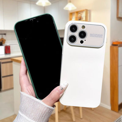 หน้าต่างขนาดใหญ่ โทรศัพท์กันกระแทก Case สําหรับ Iphone 15 ซิลิโคนเหลว โทรศัพท์ครบครัน