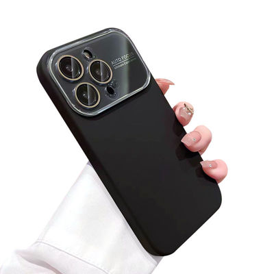 หน้าต่างขนาดใหญ่ โทรศัพท์กันกระแทก Case สําหรับ Iphone 15 ซิลิโคนเหลว โทรศัพท์ครบครัน